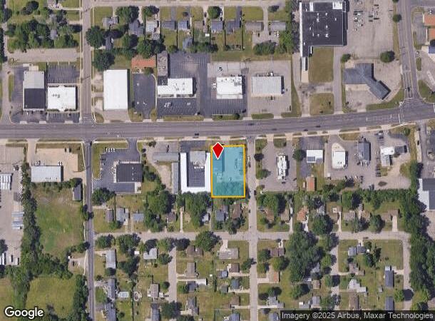  1249 Columbia Ave W, Battle Creek, MI Parcel Map