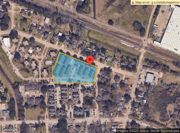  1100 E Adoue St, Alvin, TX Parcel Map