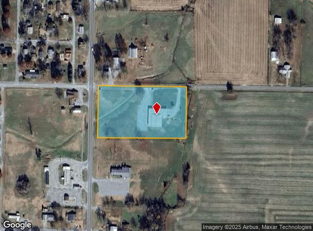  1026 School St, Percy, IL Parcel Map