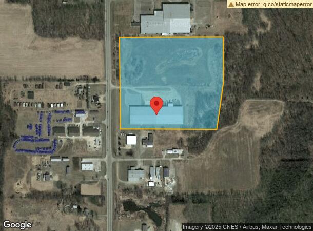  9229 S Meridian Rd, Clarklake, MI Parcel Map