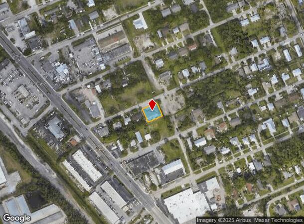  2842 Se Hawthorne St, Stuart, FL Parcel Map