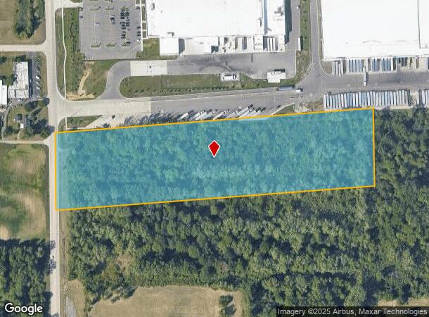  16015 Wahrman St, Romulus, MI Parcel Map