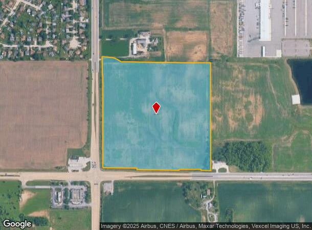 7180 N Lincoln Hwy, Matteson, IL Parcel Map