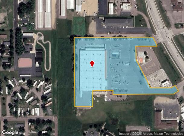 1313 S Burr St, Mitchell, SD Parcel Map