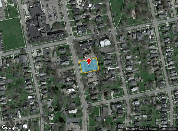  614 Central Ave, Dunkirk, NY Parcel Map