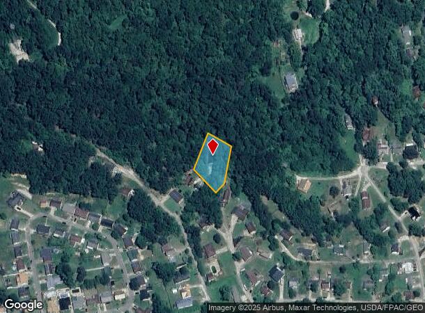 1544 Locust Ln, Huntington, WV Parcel Map