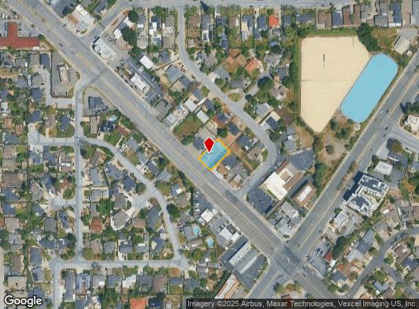 1524 Camden Ave, Campbell, CA Parcel Map