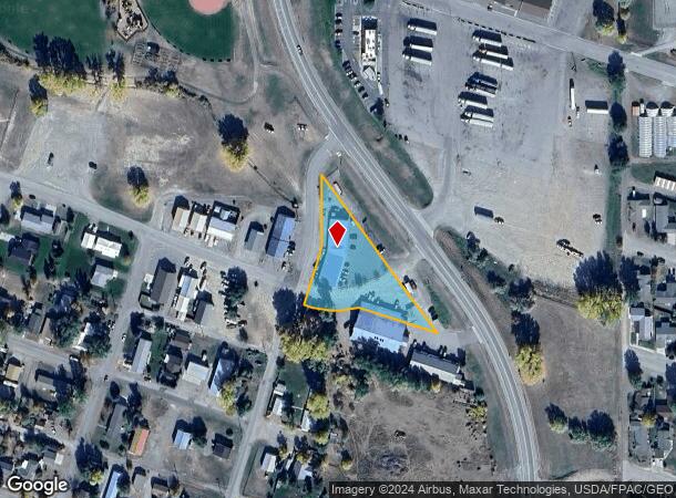  637 N 9Th St, Columbus, MT Parcel Map