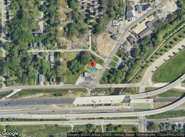  988 W Bowery St, Akron, OH Parcel Map