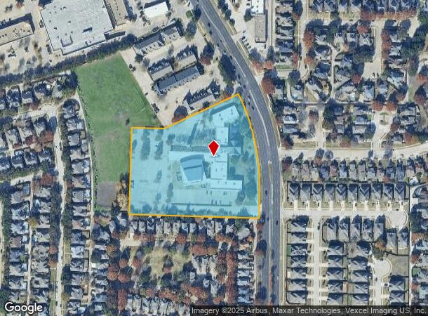  6801 Coit Rd, Plano, TX Parcel Map