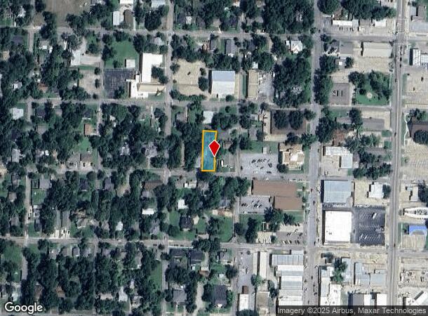 208 W 7Th St, Bonham, TX Parcel Map