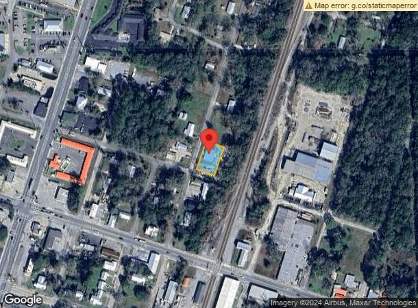  806 N Thompson St, Starke, FL Parcel Map