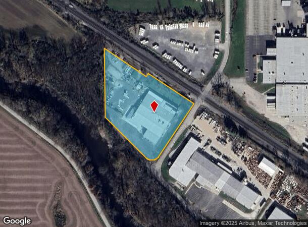 1201 Gerber St, Ligonier, IN Parcel Map