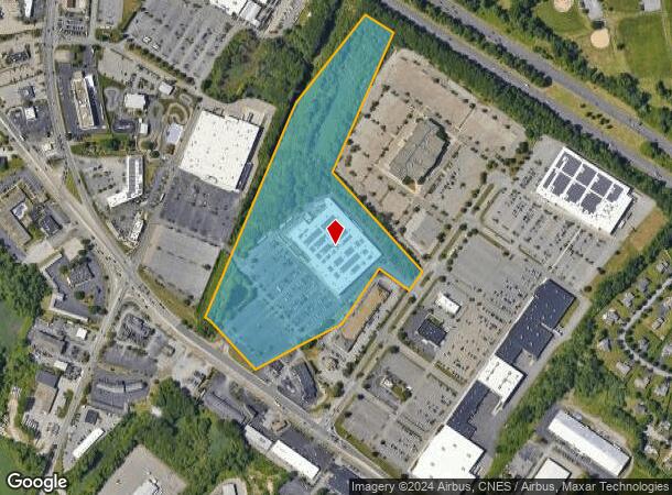  1180 Fall River Ave, Seekonk, MA Parcel Map