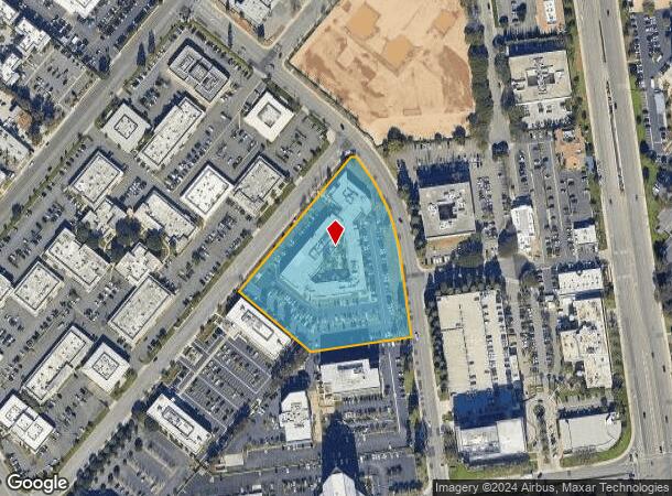  1601 Dove St, Newport Beach, CA Parcel Map