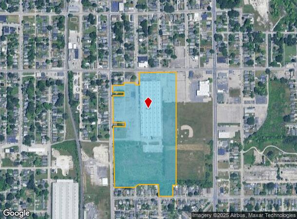 2324 Jefferson St, Anderson, IN Parcel Map