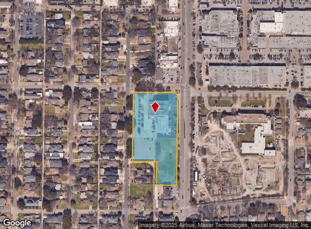  7621 Inwood Rd, Dallas, TX Parcel Map