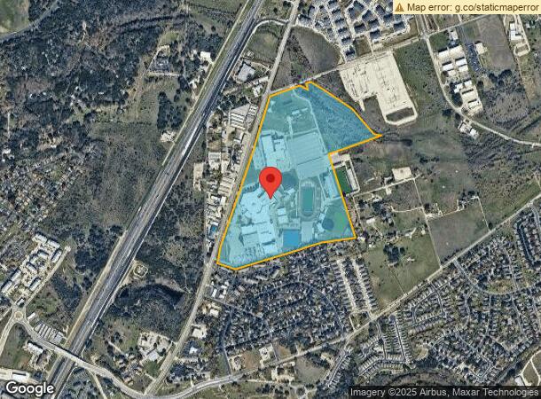  1701 N Austin Ave, Georgetown, TX Parcel Map