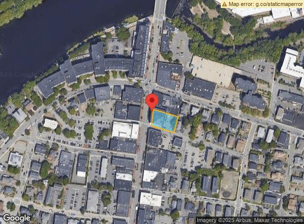  282 Moody St, Waltham, MA Parcel Map