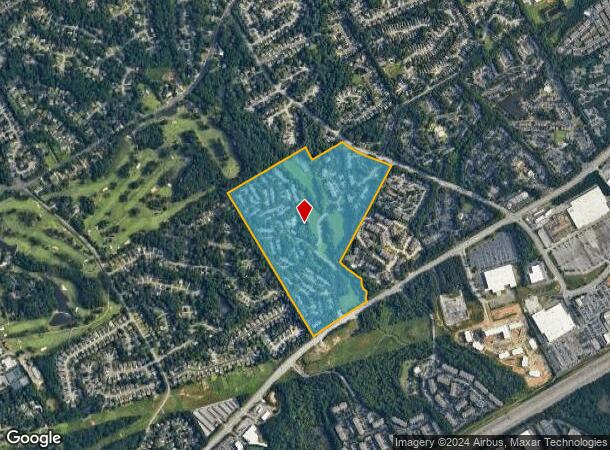  1500 Ridge Brook Trl, Duluth, GA Parcel Map