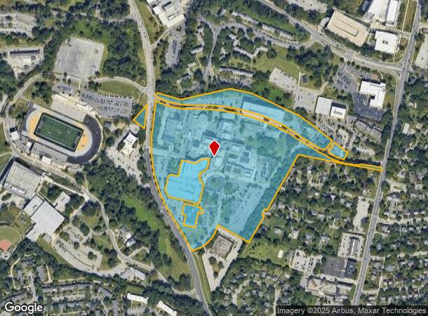  7601 Osler Dr, Towson, MD Parcel Map