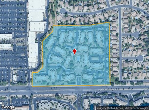  800 W Queen Creek Rd, Chandler, AZ Parcel Map