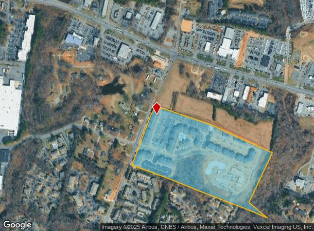 166 Hathaway Ln, Mooresville, NC Parcel Map