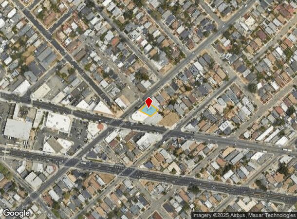  2614 Seminary Ave, Oakland, CA Parcel Map