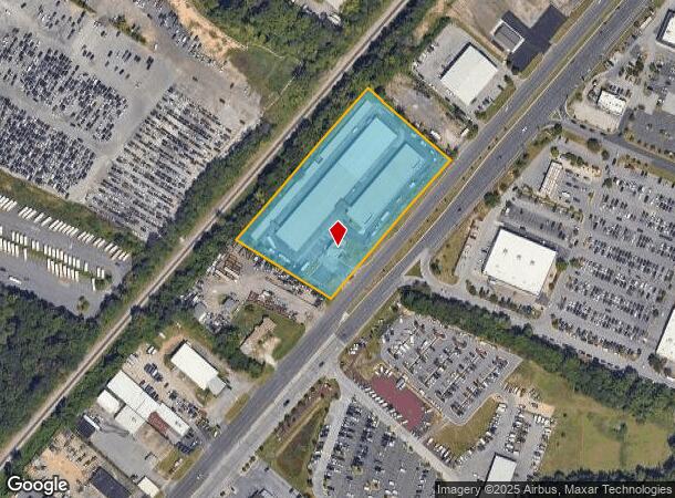 9810 Pulaski Hwy, Middle River, MD Parcel Map