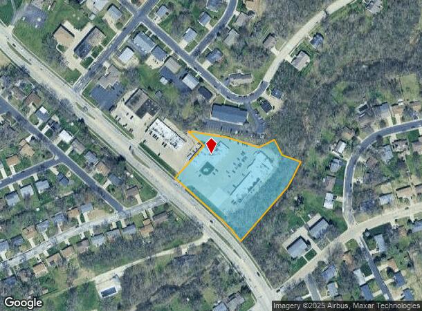  6926 N University St, Peoria, IL Parcel Map