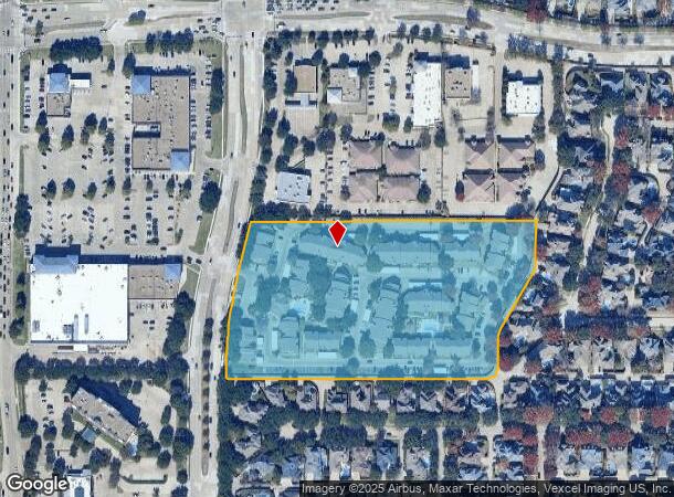  3200 Parkwood Blvd, Plano, TX Parcel Map