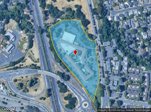  1075 California Blvd, Napa, CA Parcel Map