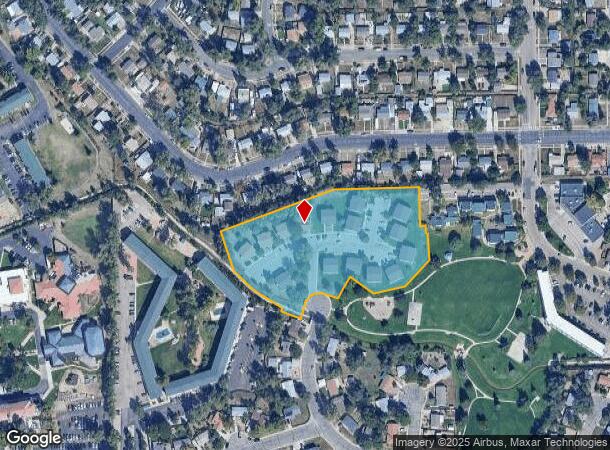 851 Mt Werner Cir, Colorado Springs, CO Parcel Map