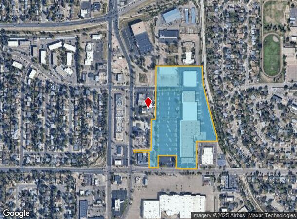 1605 N Academy Blvd, Colorado Springs, CO Parcel Map