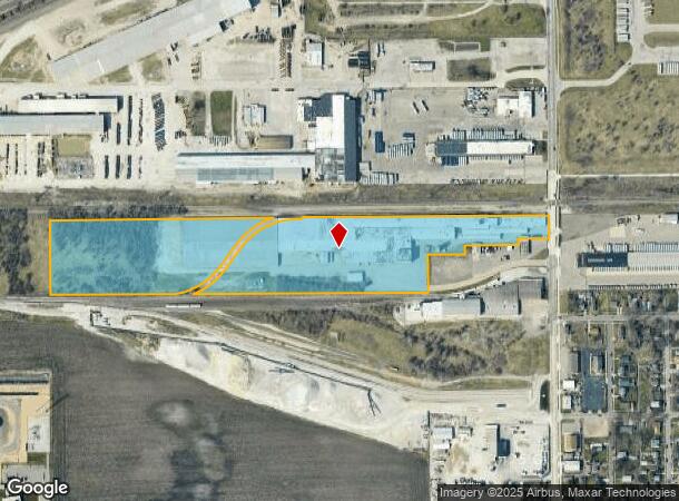 1507 S Olive St, South Bend, IN Parcel Map