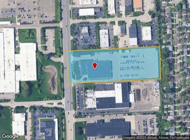 1330 N Crooks Rd, Clawson, MI Parcel Map