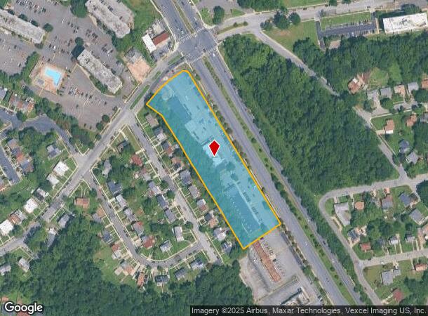 3407 Branch Ave, Temple Hills, MD Parcel Map