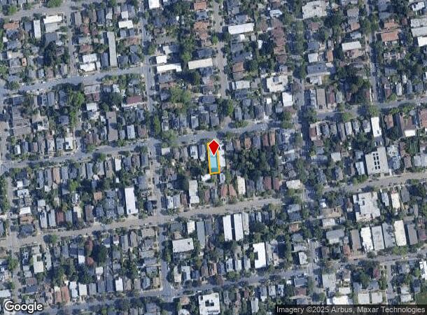1818 Virginia St, Berkeley, CA Parcel Map