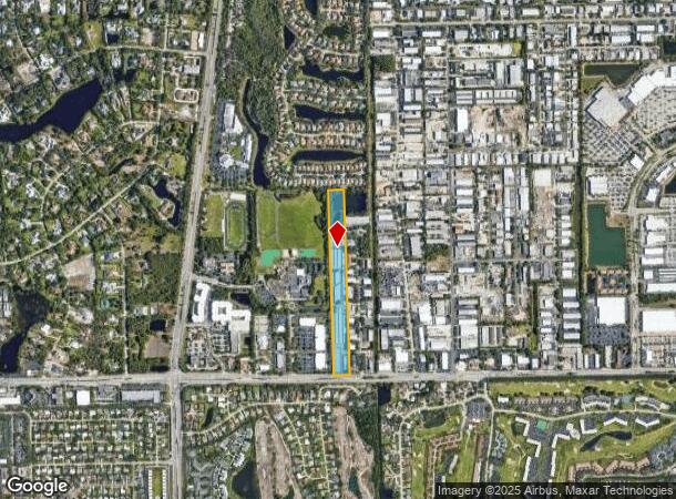 1597 Pine Ridge Rd, Naples, FL Parcel Map