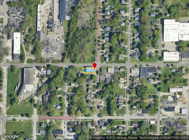 1196 Andrus St, Akron, OH Parcel Map
