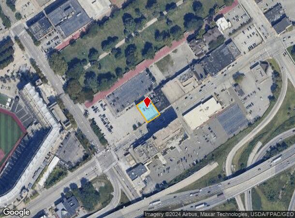  1111 Carnegie Ave, Cleveland, OH Parcel Map