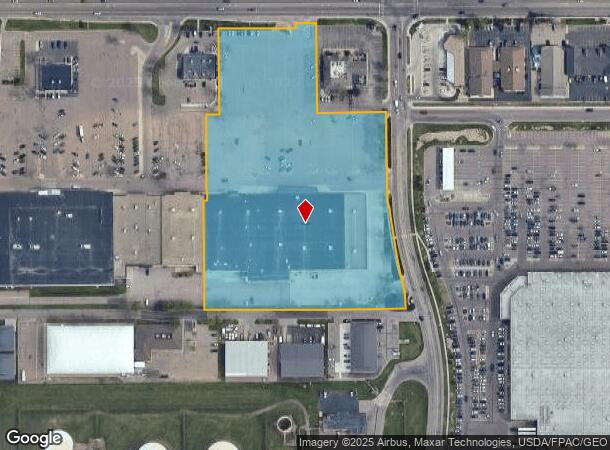  1401 W 41St St, Sioux Falls, SD Parcel Map