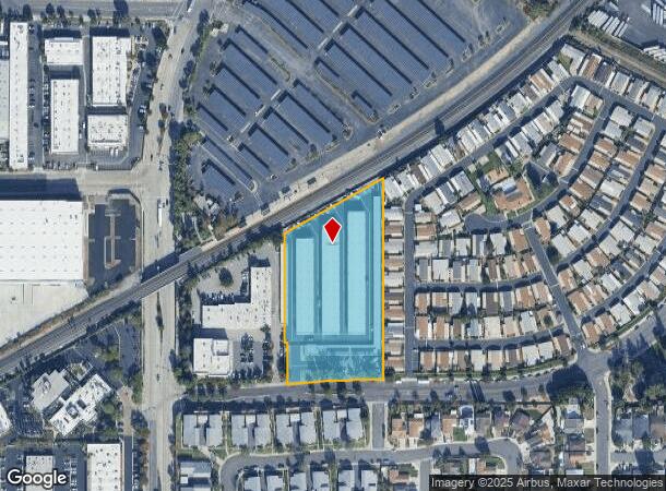  21035 Washington Ave, Walnut, CA Parcel Map