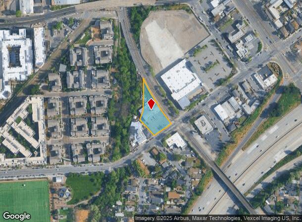  741 Auzerais Ave, San Jose, CA Parcel Map