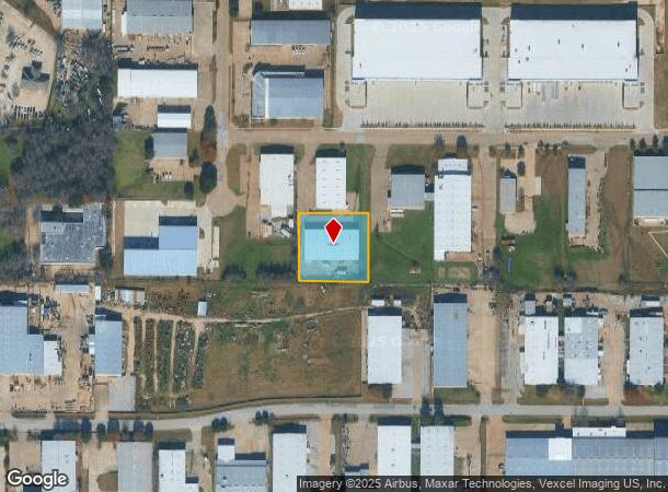 1118 Enterprise Pl, Arlington, TX Parcel Map