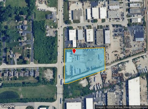  745 S Rohlwing Rd, Addison, IL Parcel Map