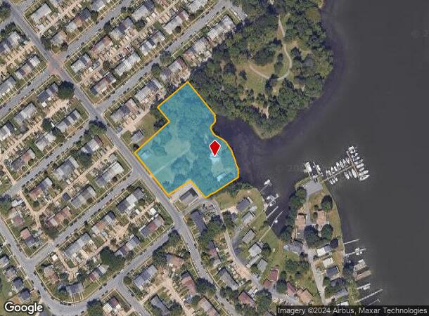  563 Kingston Rd, Middle River, MD Parcel Map