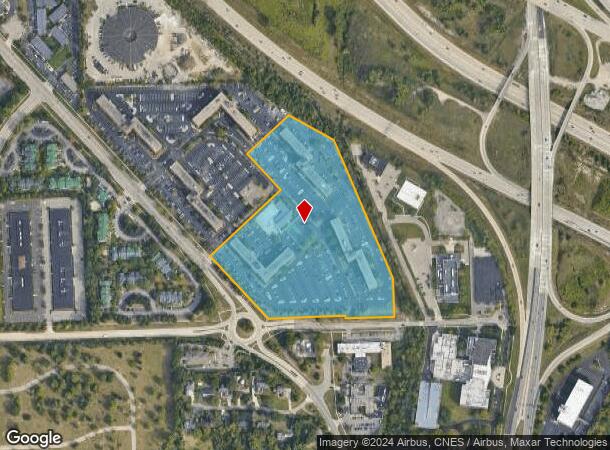  27000 Franklin Rd, Southfield, MI Parcel Map