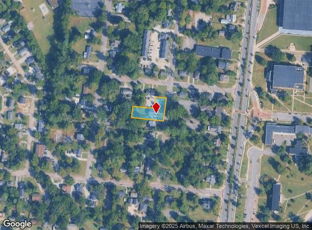  621 Crestland Ave, Murfreesboro, TN Parcel Map
