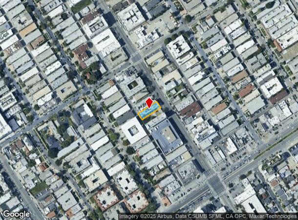  3733 Motor Ave, Los Angeles, CA Parcel Map